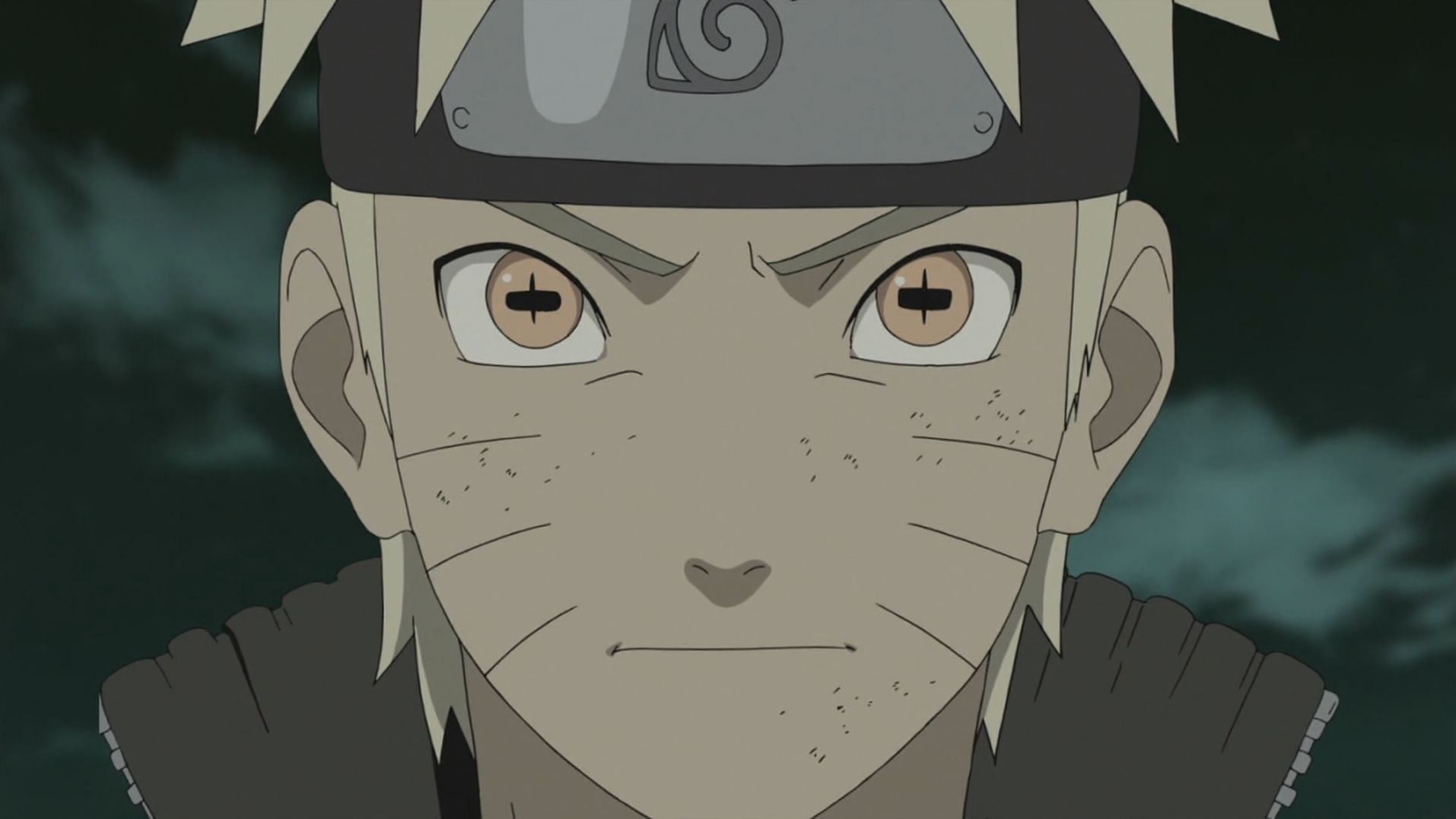 Naruto activates the Six Paths Sage Mode against Madara (Image via Pierrot studios)